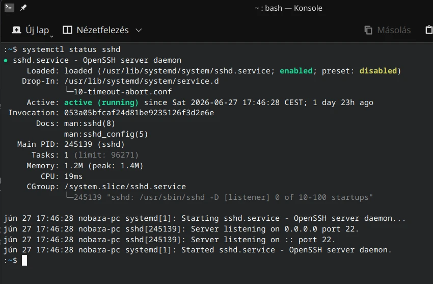 systemctl status